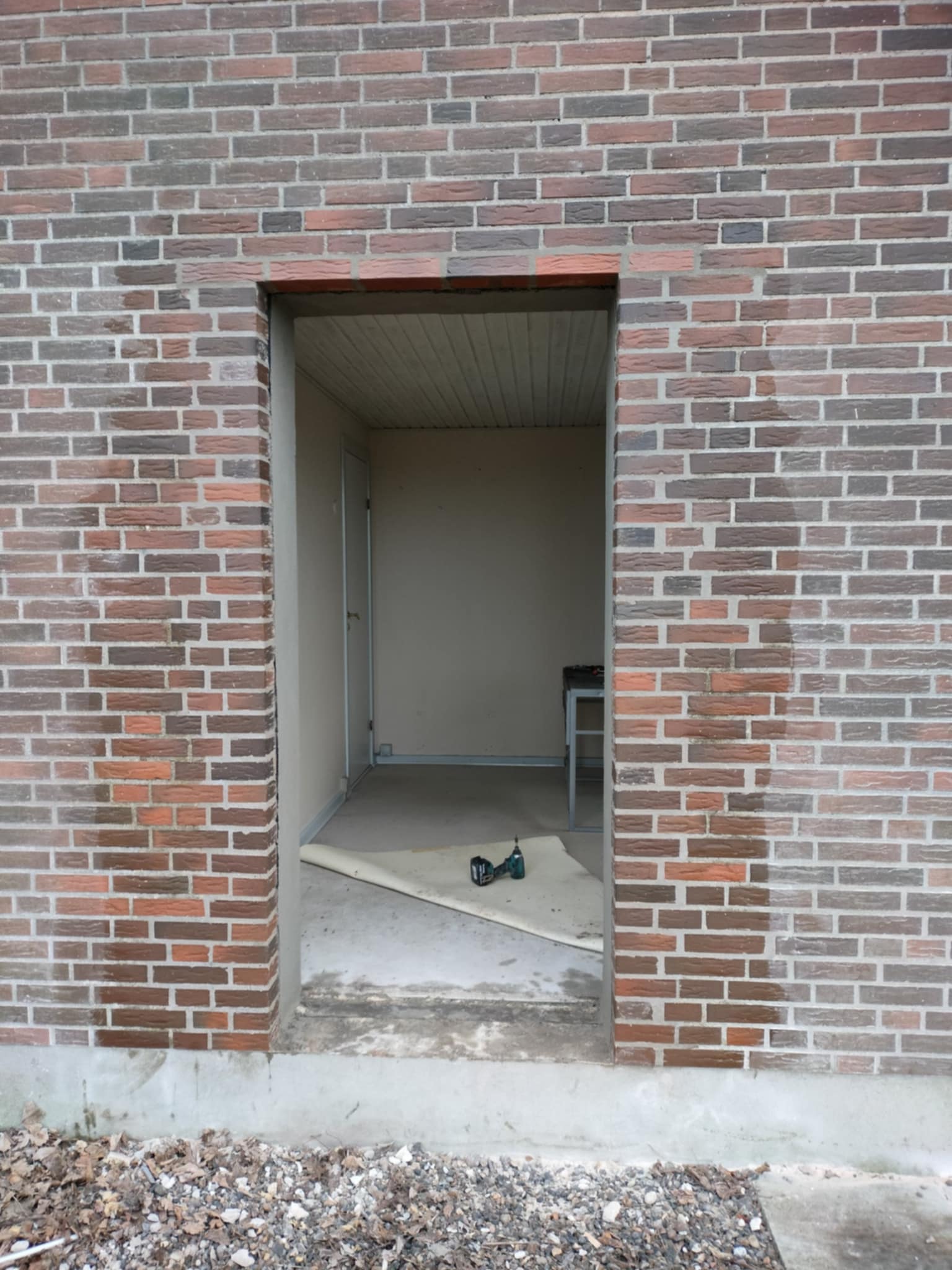 Færdig facade